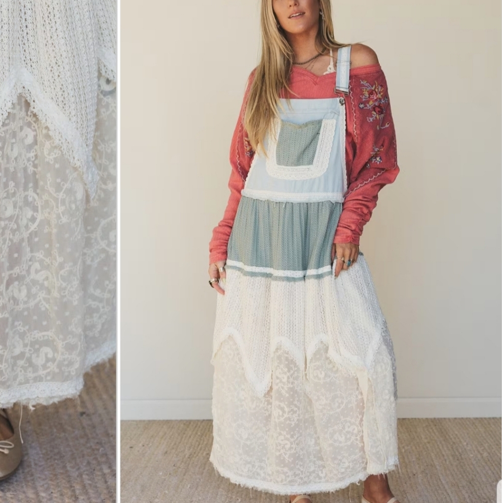 Spring And Lace Overall Dress
